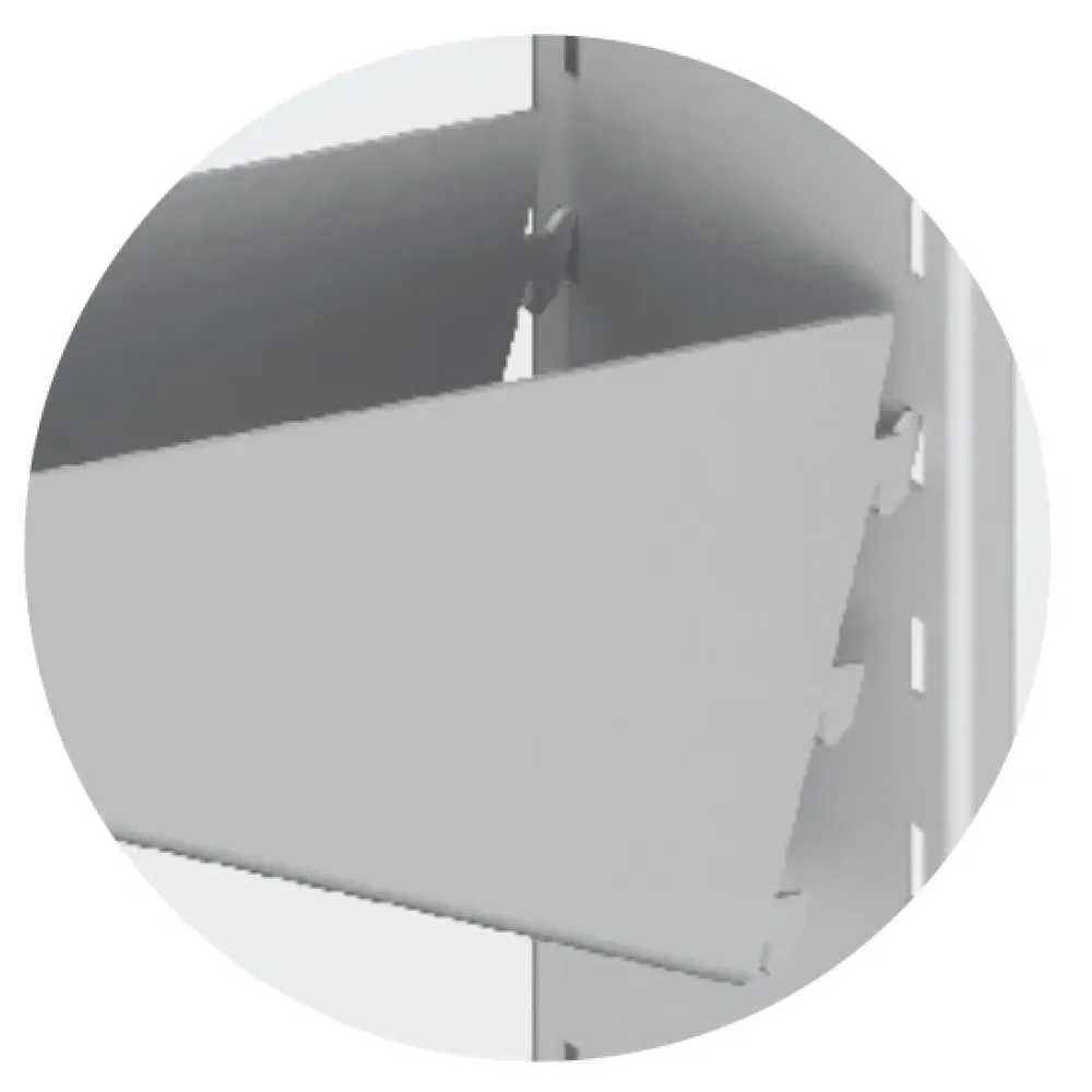 Étagère pour équipement 1300-4 avec une étagère (LSI1-130/40/33)