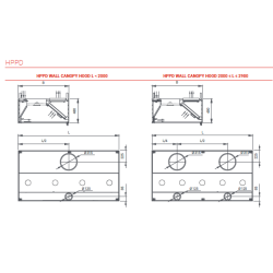 Hotte d’extraction avec apport d’air HPPD 1000