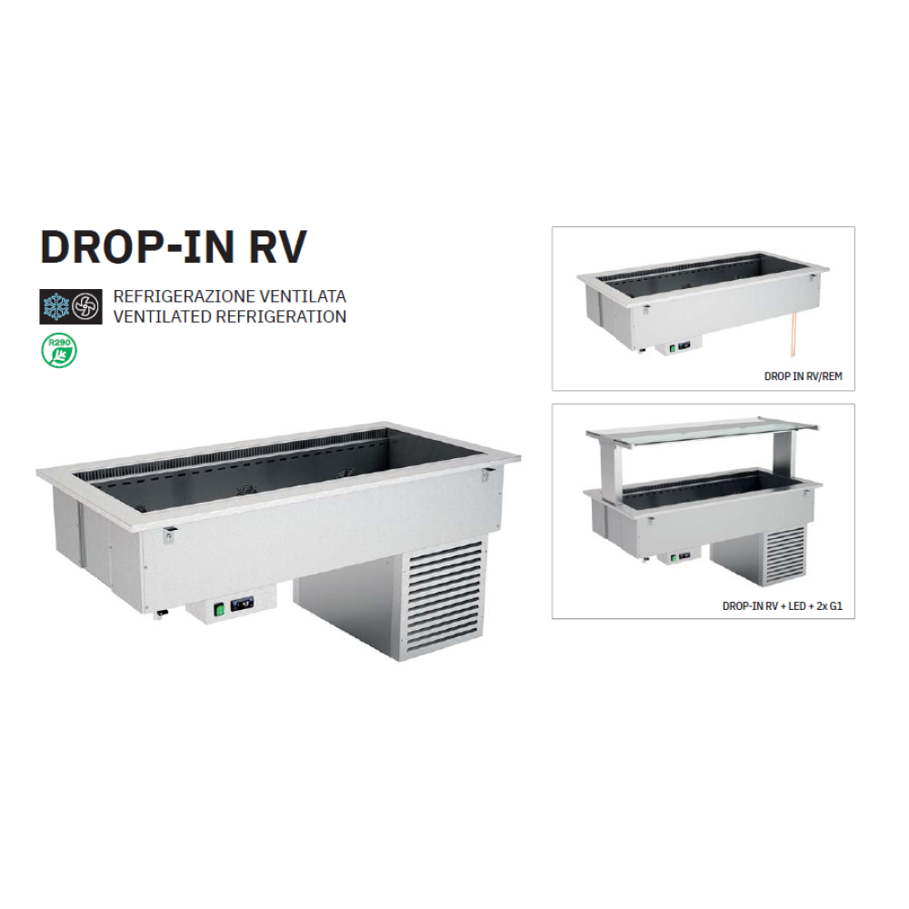 MARMIT FROID AVEC VENTILATEUR DROP-IN-4RV (006INDROP4R/V)