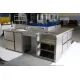 Bar station with basins and bottle racks 1100 (BHS-7009-120/70/90)