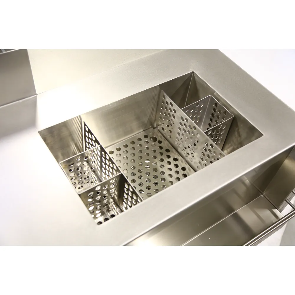 Bar station with basins and bottle racks 1100 (BHS-7009-120/70/90)