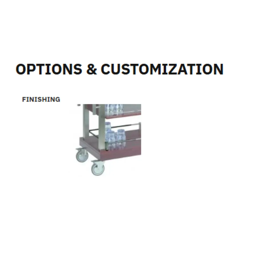 CHARIOT FLAMBÉ AVEC 1 BRÛLEUR À GAZ ARTEMIDE F/1 (008INARTFG1ML)