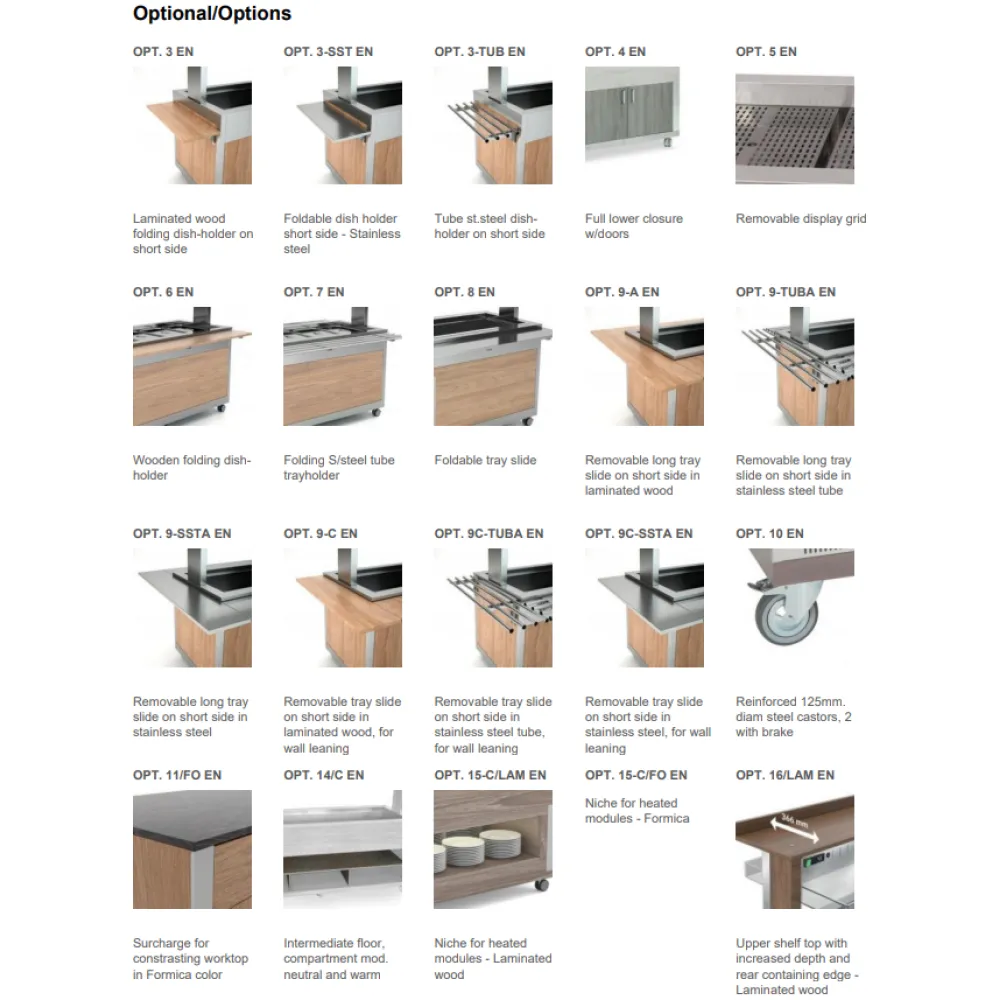 BUFFET CHAUFFANT AVEC LAMPES HALOGÈNES CHAUFFANTES ATHENA 3 BM/HALO W (01000HALO3FBMW)