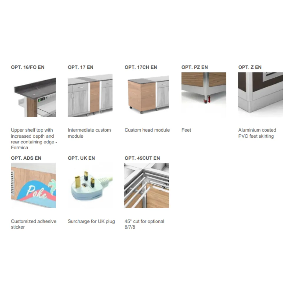BUFFET CHAUFFANT AVEC LAMPES HALOGÈNES CHAUFFANTES ATHENA 3 BM/HALO W (01000HALO3FBMW)