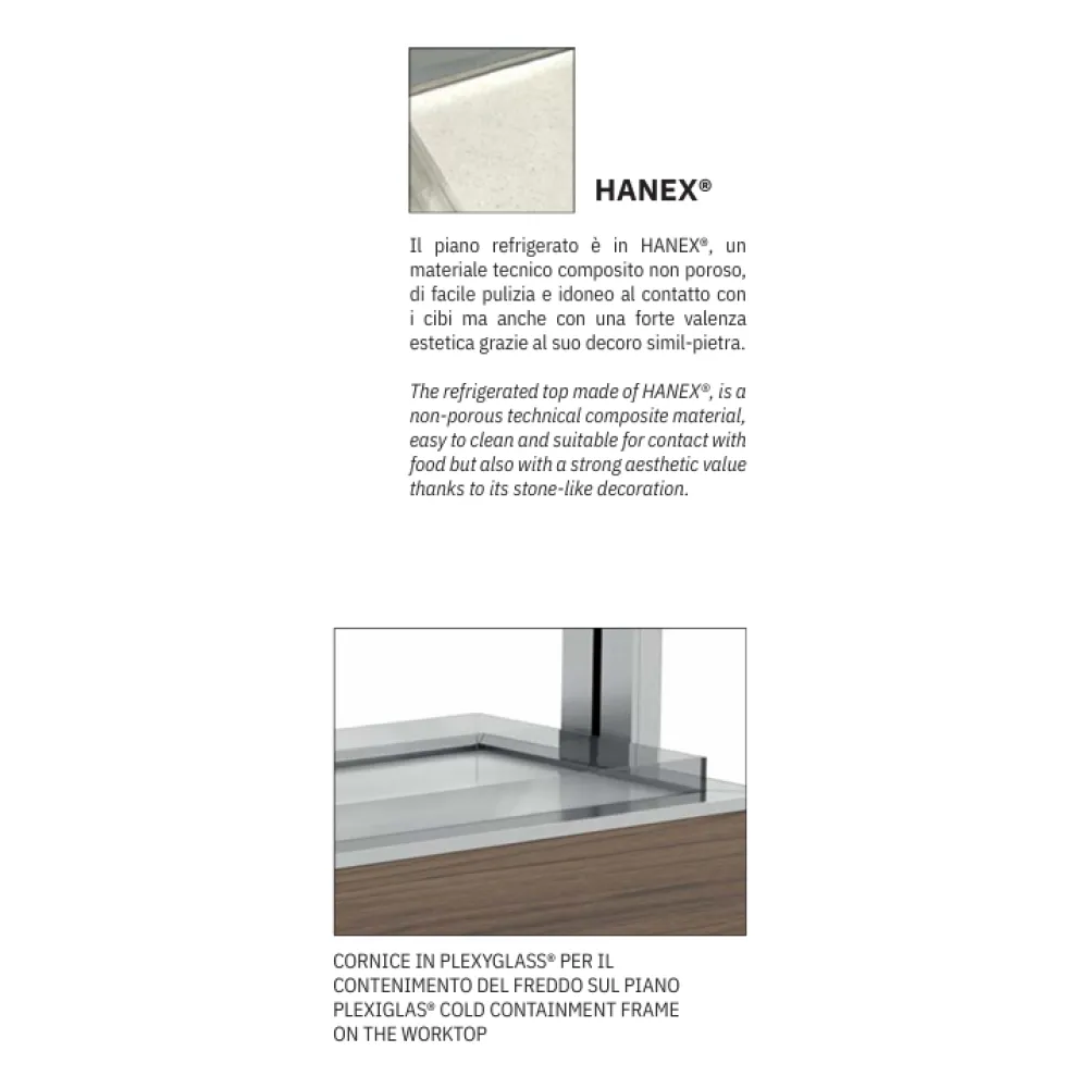 BUFFET RÉFRIGÉRÉ DE COMPTOIR ATHENA 4 PR/M W (01000ATH4MPRW)