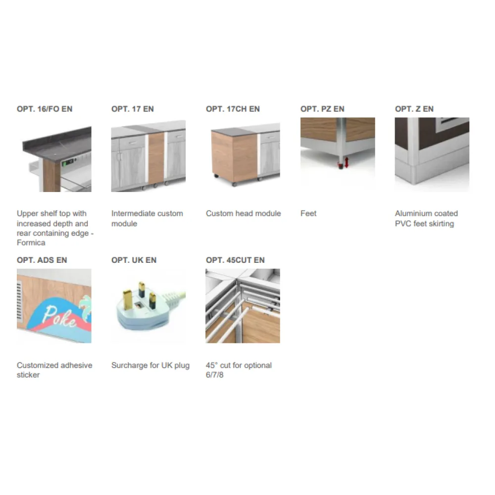 BUFFET CHAUD-MARMIT ATHENA 6 BM/W (01000ATH6FBMW)