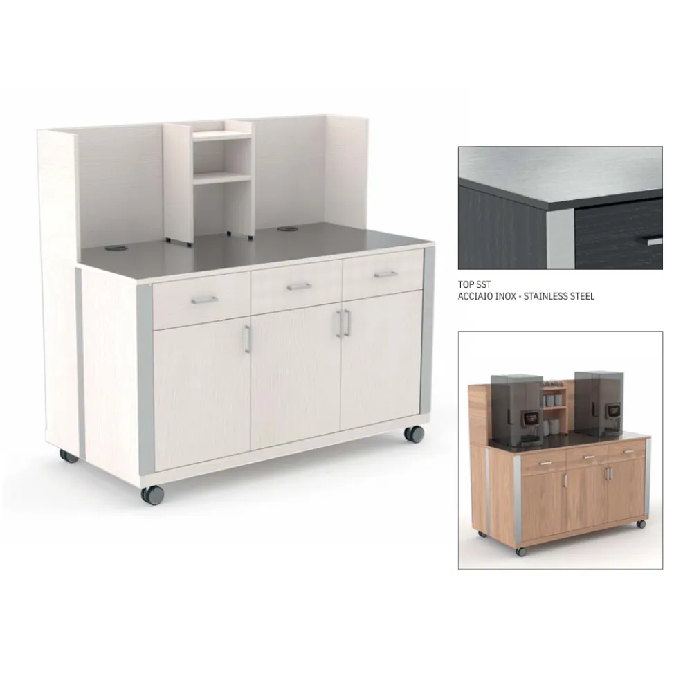 STATION MODULAIRE NEUTRE POUR MACHINES À CAFÉ ATHENA COFFEE (010MOATHCOF)