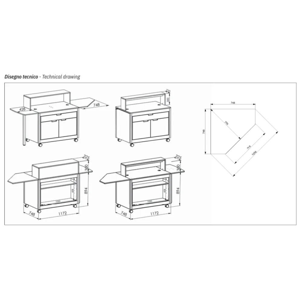 MODULE BUFFET NEUTRE BREAK (016MOBRK)