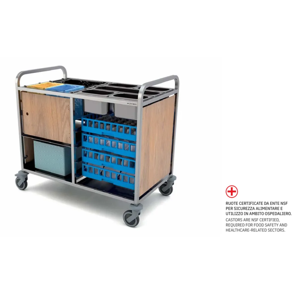 CHARIOT DE NETTOYAGE CLEARACARE (042INCARE/CL)