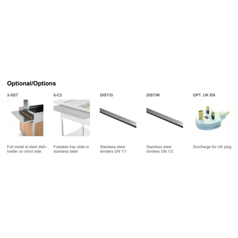 MARMIT CHAUD PORTABLE AVEC ÉCLAIRAGE LED COMPASS 2 LED (02000COMP2BM/L)