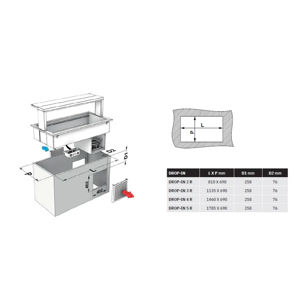 MARMIT FROID DROP-IN-2R (006INDROP2R)