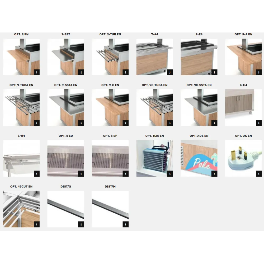BUFFET RÉFRIGÉRÉ HAPPY 3R (013HP3RF)