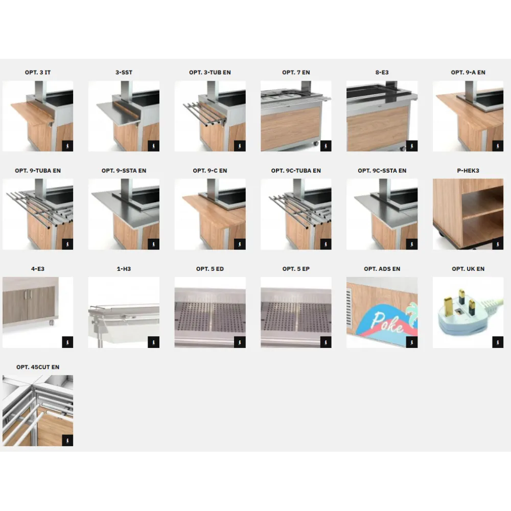 BUFFET RÉFRIGÉRÉ HEKO 3R (01200HEKO3FRE)