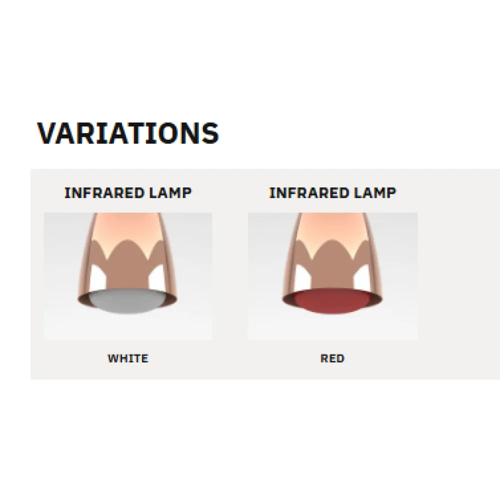 LAMPE CHAUFFANTE INFRAROUGE SUSPENDU HELIOS AIR P3 (034CRHELAIR-RITP1)