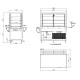 VITRINE VENTILÉE AVEC ÉTAGÈRES OUVRABLES EN VERRE OMNIA 4DSP (01900OMNDSP)