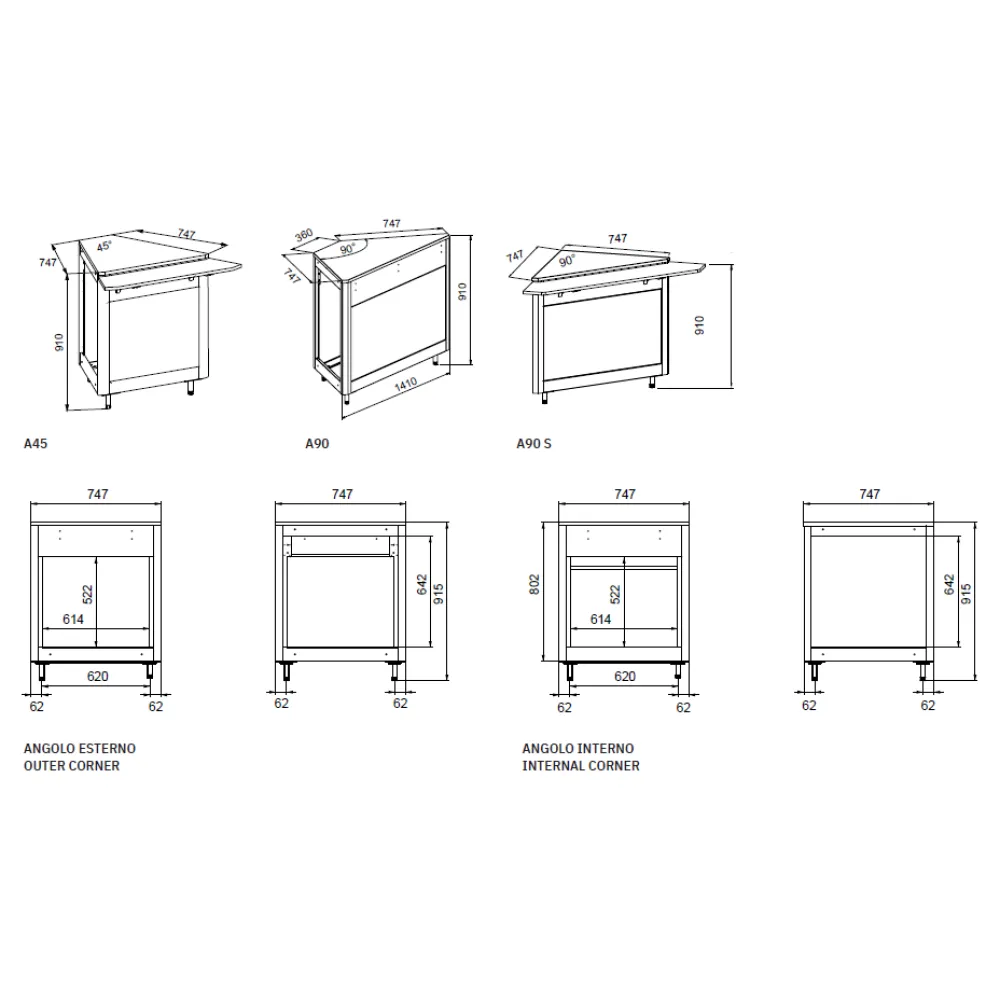 MODULE CARRÉ D'ANGLE EXTÉRIEUR OMNIA AQ/E (01900OMCRNQE)