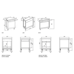 MODULE OMNIA A90S 90° ÉTROIT