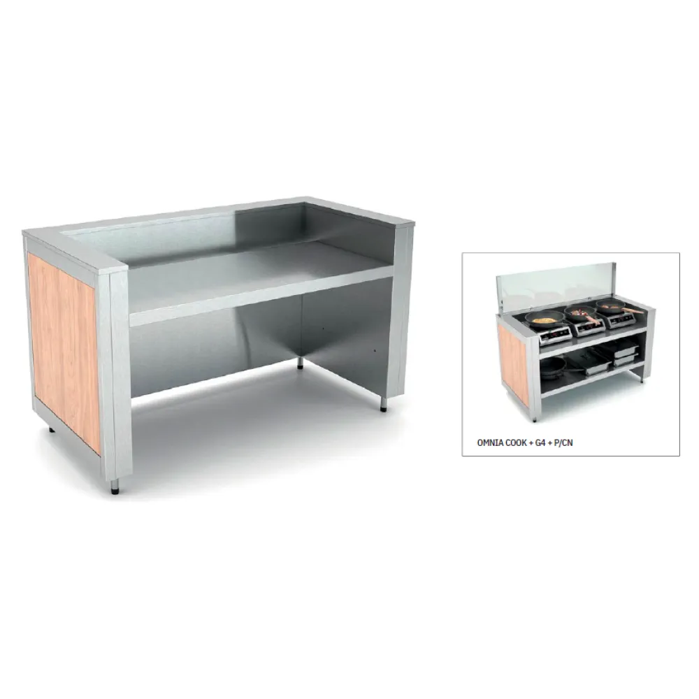 MODULE NEUTRE AVEC ÉTAGÈRE RÉGLABLE OMNIA 4COOK (01900OM4COOK)