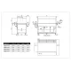 MODULE NEUTRE AVEC COMPARTIMENT INFÉRIEUR CHAUFFÉ OMNIA 2N/SC (01900OM2NSC)