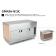 MODULE NEUTRE AVEC COMPARTIMENT INFÉRIEUR CHAUFFÉ OMNIA 2N/SC (01900OM2NSC)
