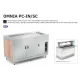 BUFFET AVEC COMPTOIR CHAUFFANT EN ACIER INOXYDABLE ET COMPARTIMENT INFÉRIEUR AVEC CHAUFFAGE PAR VENTILATION OMNIA 2PC-IN/SC (01900OM2PCSC/IN)