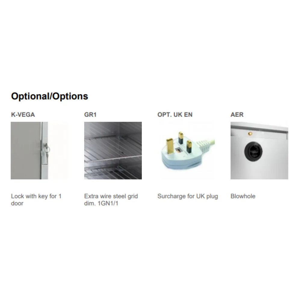 ARMOIRE CHAUDE INOX SUR ROULETTES THERMOVEGA 2 L10 (039TH2/1L10)