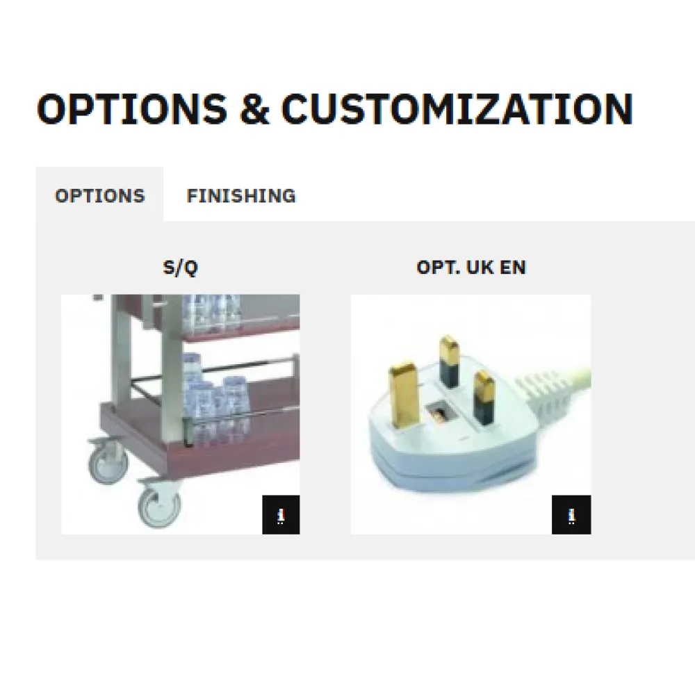 CHARIOT BAIN MARIE ARTEMIDE BM P (008INARTBMML)