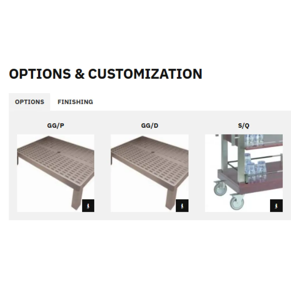CHARIOT DE SERVICE AVEC VITRINE RÉFRIGÉRÉE ARTEMIDE REF 3/1 (008INARTREFGML)