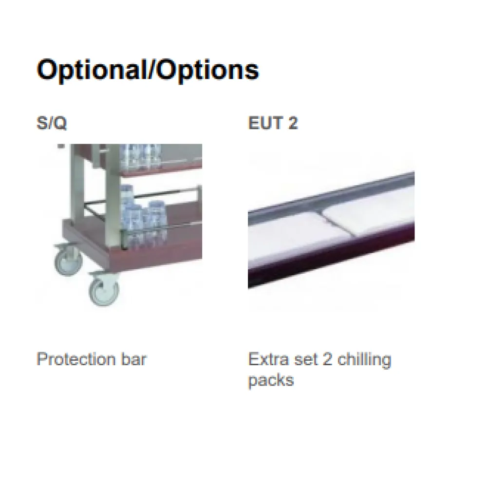 CHARIOT DE SERVICE AVEC DÔME EN VERRE ARTEMIDE REF EUT (008INARTREFEU)