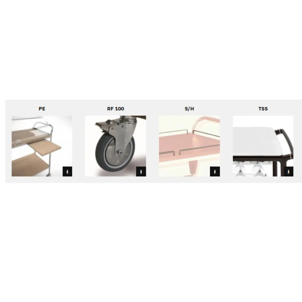 CHARIOT DE SERVICE HIRA 500 M3 (003NN500M/300)