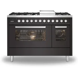 Cuisinière avec four Pro Line 120 cm L12FWM3 8 feux avec plaque de cuisson