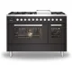 Cuisinière avec four Pro Line 120 cm L12FWM3 8 feux avec plaque de cuisson