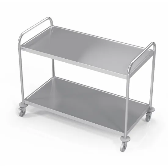 Chariots de service en acier inoxydable