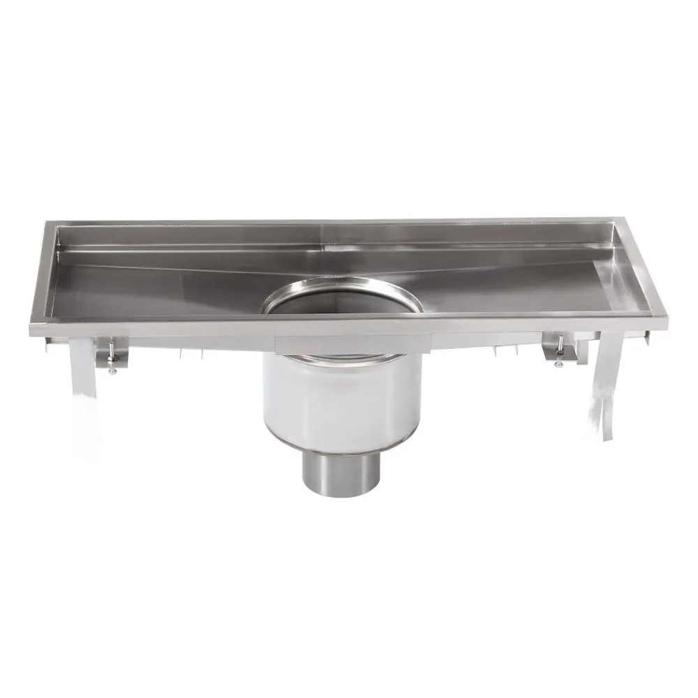 Caniveau de drainage avec siphon central 2000 x 300 mm (BHS-AB0500-200AK)