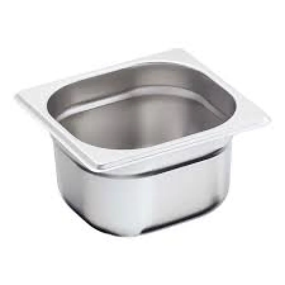 GN1/6 Récipient en acier inoxydable h-100 mm BASIC (116106)