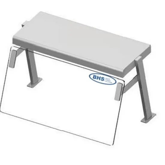 Aizsargstikls ar plauktu