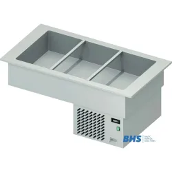 Bacs drop‑in froids encastrables