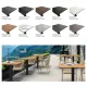 Plateau de table pour terrasse HPL Compact 690×500 mm (HPL-COMPACT-69x50)