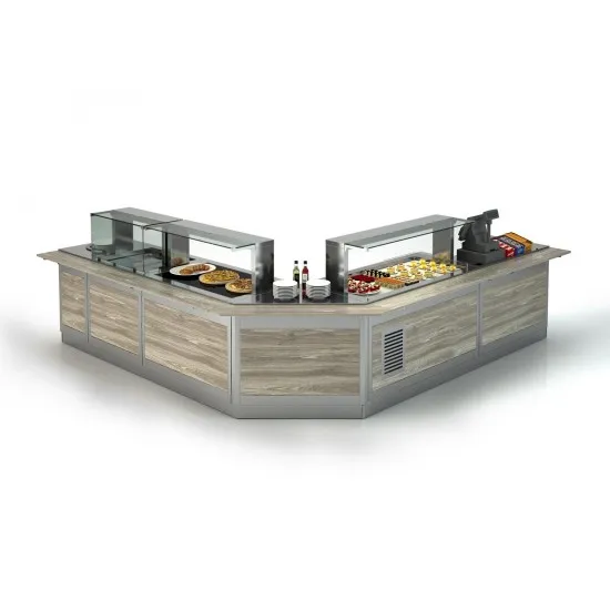 Vitrines en libre-service pour cantines