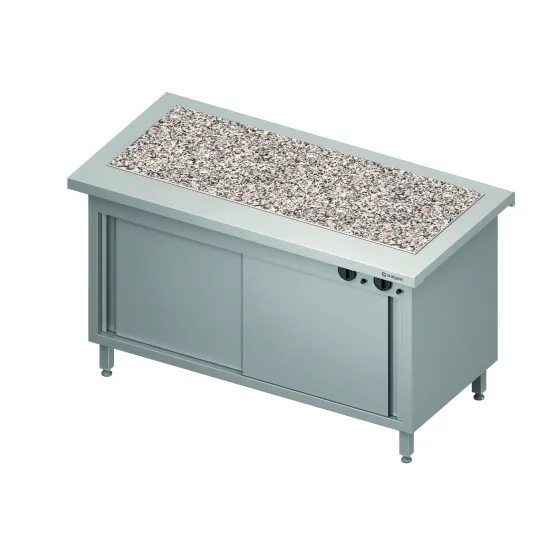 Armoire chaude avec surface en granit chaud