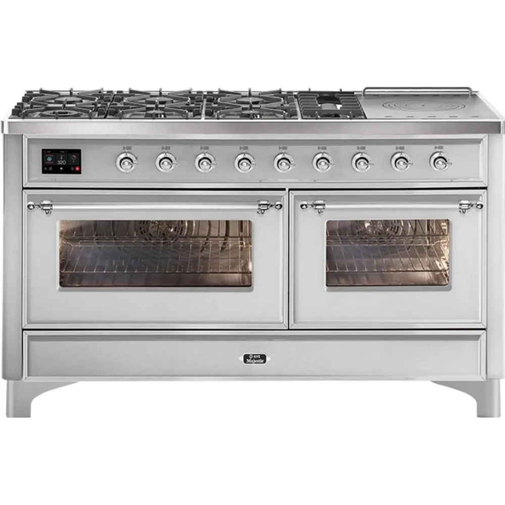 Cuisinière avec four Ilve Majestic M15SDNE3 150cm 7 feux + 1 zone de cuisson étendue