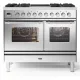 Cuisinière avec four Professional Plus 100 cm PD10IWE3 4 feux + 2 induction