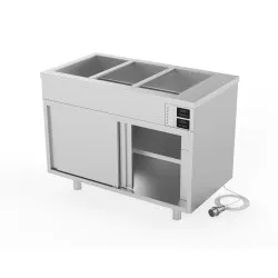 Armoire chauffante avec bain-marie 2 GN1/1