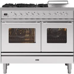 Cuisinière avec four Professional Plus 100 cm PD10SWE3 4 feux + zone de cuisson agrandie