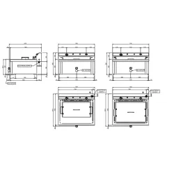 Friteuse électrique EF60BP 34-37 L