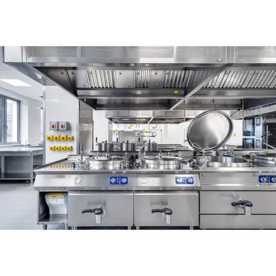 Cuisine de la cantine de l'hôpital