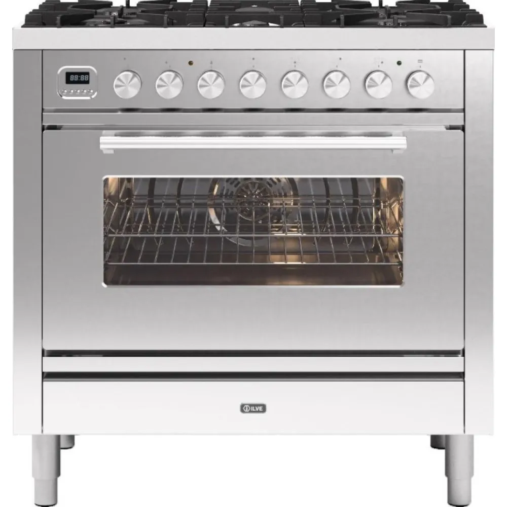 Cuisinière avec four Professional Plus 90 cm  P096WE3 6 brûleurs
