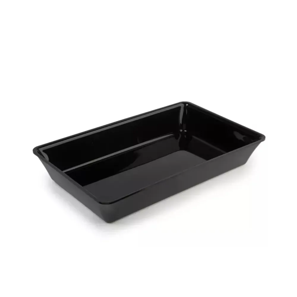 Bac Plexi GN 1/1 profondeur 80 mm en polyméthacrylate de méthyle Noir (A00016756)