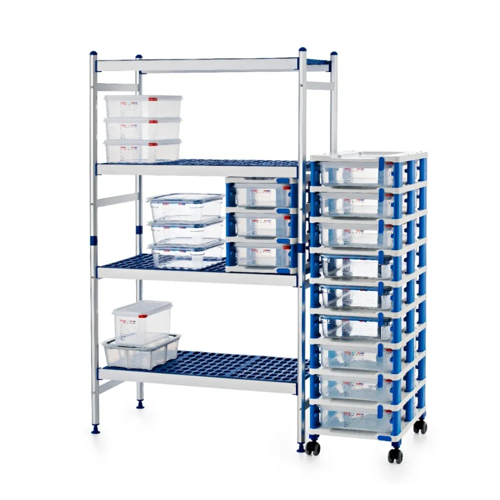 Food storage tower with containers 3xGN 1/1 h-100mm (AR18227)