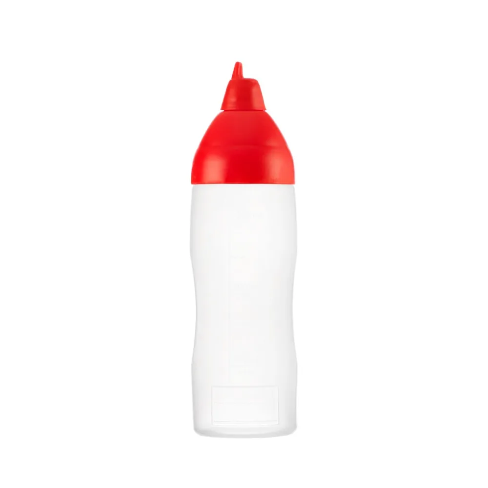 Bouteille doseuse pour sauces non drip red 350 ml (AR02554)